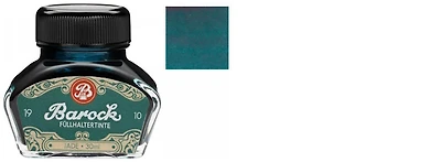 Bouteille d'encre Octopus Fluids, série Barock 1910 Encre Jade (30ml)