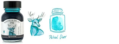 Bouteille d'encre Octopus Fluids, série Write & Draw Ink Encre pétrole (Deer) - 50ml