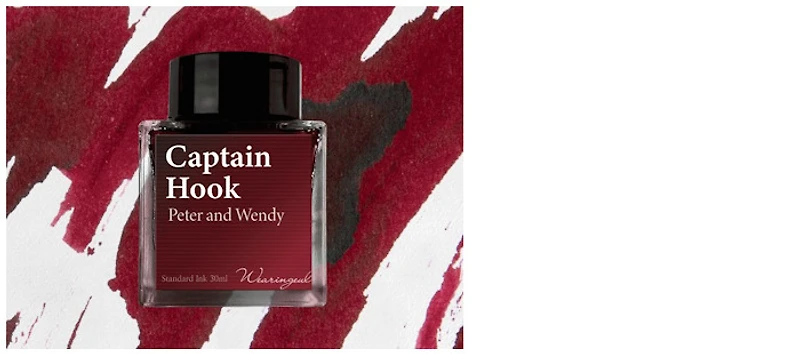 Bouteille d'encre Wearingeul, série World Literature Ink Encre Captain Hook (30ml)