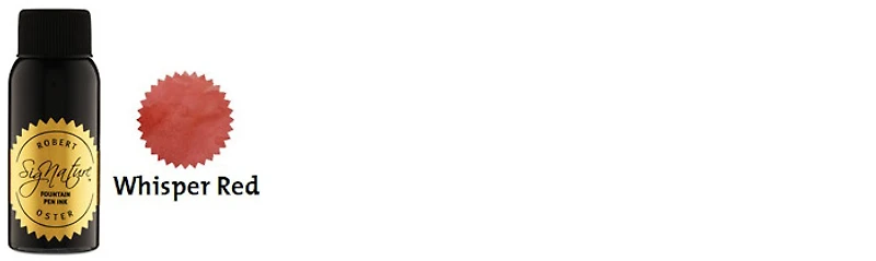 Bouteille d'encre Robert Oster, série Reds (Whisper Red) 50ml