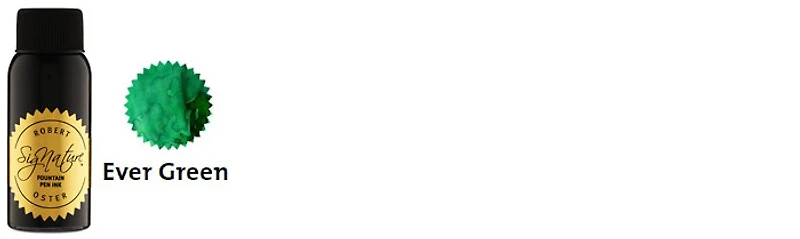 Bouteille d'encre Robert Oster, série Greens (Ever Green) 50ml