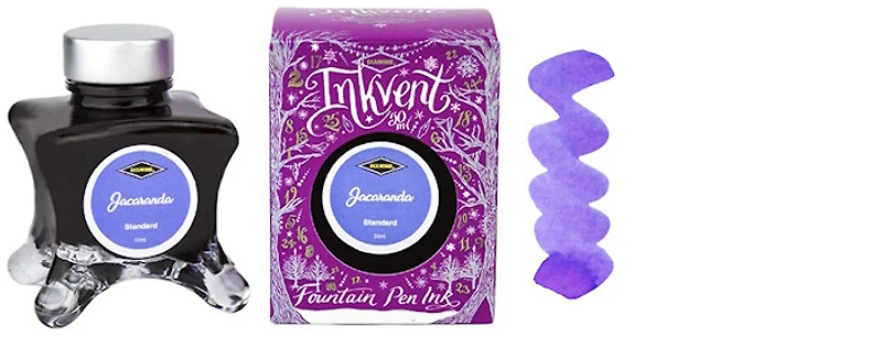 Bouteille d'encre Diamine, série Inkvent Purple Edition Encre Jacaranda (50ml)