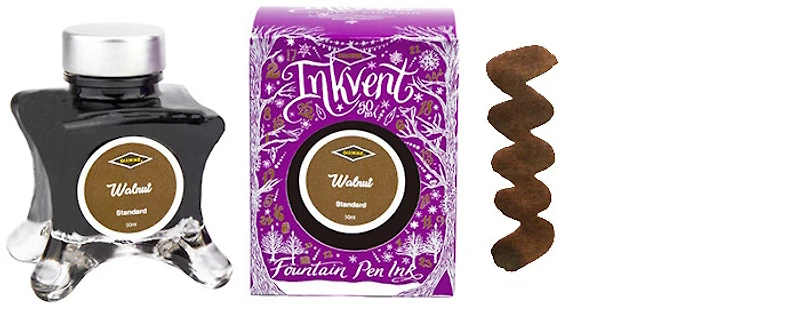 Diamine Ink bottle, Inkvent Purple Edition series Walnut ink (50ml)