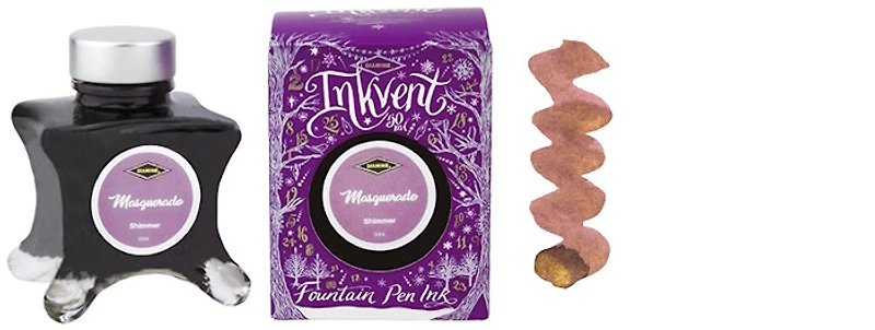 Bouteille d'encre Diamine, série Inkvent Purple Edition Encre Masquerade (50ml)