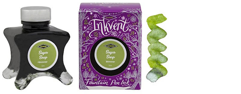 Bouteille d'encre Diamine, série Inkvent Purple Edition Encre Sugar Snap (50ml)