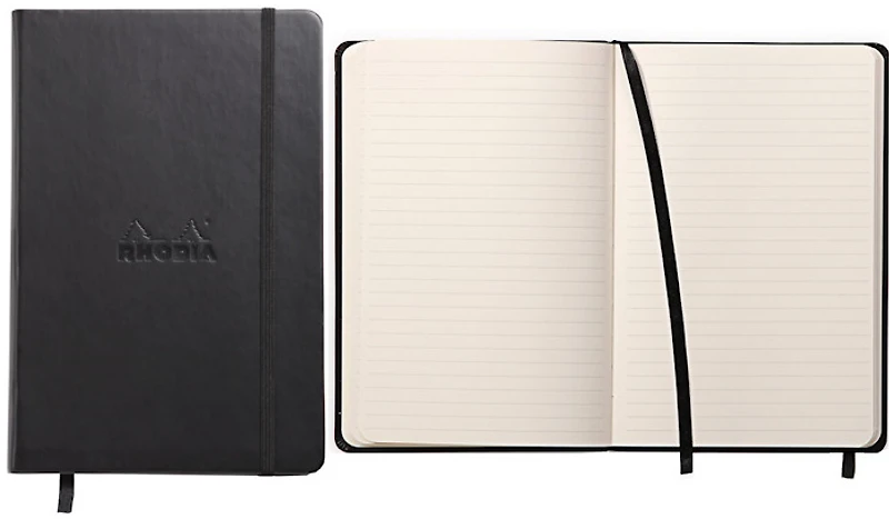 Rhodia Notebook (A5), Webnotebook series Black (Hardcover, 148 mm x 210 mm