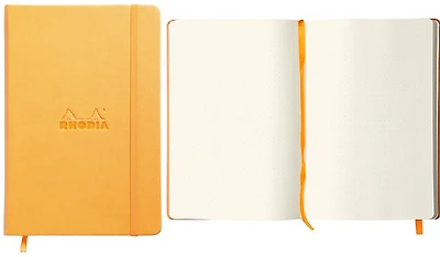 Rhodia Notebook (A5), Webnotebook series Orange (Hardcover, 148 mm x 210 mm, dot grid)