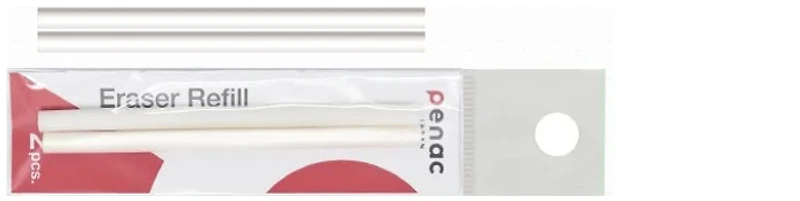 Gommes de remplacement Penac, série Rub Out Bold Blanches (Paquet de 2)