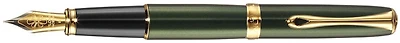 Diplomat Fountain pen, Excellence A² series Green GT 