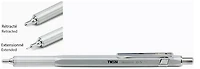 TWSBI Mechanical pencil, Precision series Satin chrome (0.5mm - Retractable tip)