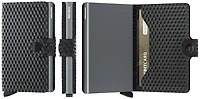 Secrid Card case, Miniwallet Cubic series Black-Titanium