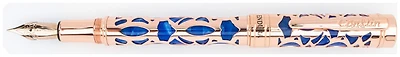 Stylo plume Conklin Pen Co, Serie Endura Deco Crest Bleu/rose gold
