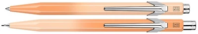 Caran d'Ache Ballpoint pen & mechanical pencil (0.5mm) set, 849 & 844 Sunset Sky Special Edition series Orange