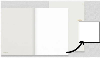 Wearingeul Notebook (A5), Nobile series Beige (Blank,148mm x 210mm)
