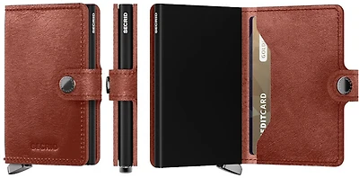 Secrid Card case, Premium Miniwallet series Brown (Basco Brown)