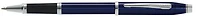 Stylo bille roulante Cross, série Century II Bleu Laqué Ct  