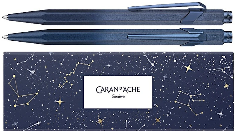 Stylo bille Caran d'Ache, série Édition Spéciale 849 Cosmic Blue