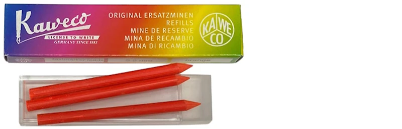 Mine 5.6mm Kaweco, série Accessoires Surligneur Orange (3/boîte)