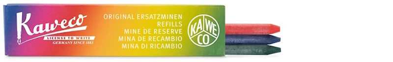 Mine 5.6mm Kaweco, série Accessoires Tout usage - Couleurs mélangées (3/boîte)  