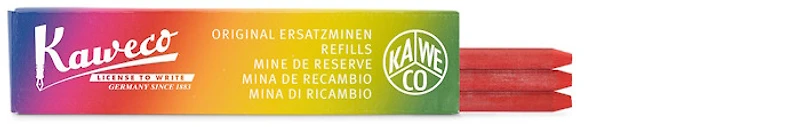 Kaweco 5.6mm Lead, Accessories series All Purpose - Red (3/box)