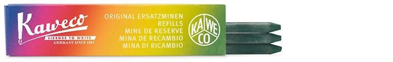 Mine 5.6mm Kaweco, série Accessoires Tout usage - Vert (3/boîte)