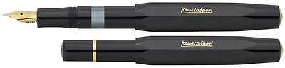 Stylo plume Kaweco, série Piston Filler Sport Classic Noir GT 