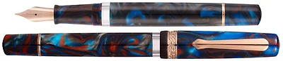 Stylo plume Nahvalur, série Édition Limitée Schuylkill Dragonet Saphir  
