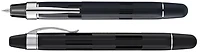 Nahvalur Fountain pen, Eclipse series Black Silver