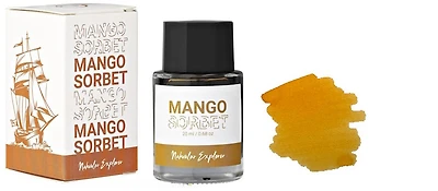 Bouteille d'encre Nahvalur, série Explorer Encre Mango Sorbet (20ml)