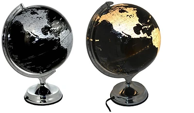 Globe Terrestre Nostalgia, série Globe Noir (Anglais)