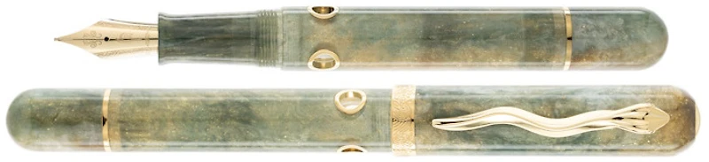 Stylo plume Nahvalur, série Édition Limitée Pen of the Year Snake 2025 (Pointe 14kt)