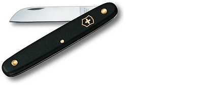 Couteau de jardin Victorinox, série Jardin Noir (Lame droite)