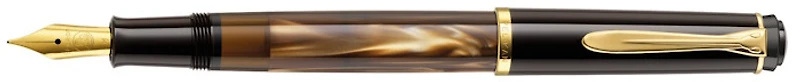 Stylo plume Pelikan, série Classic M200 Marbré brun GT