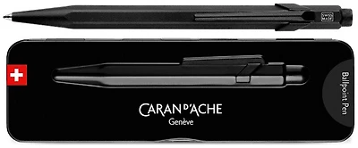 Stylo bille Caran d'Ache, série 849 Black Code - Noir