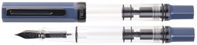 Stylo plume TWSBI, série Eco Bleu ardoise avec Onyx (Slate Blue)