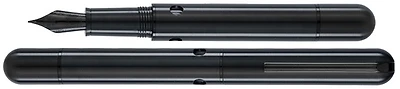 Nahvalur Fountain pen, Nautilus Ti Black series (14kt nib)