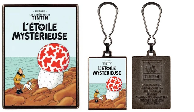 Porte-clés Tintin, l'Étoile mystérieuse (Champignon)