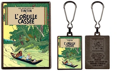 Porte-clés Tintin, L'oreille cassée (Canot)
