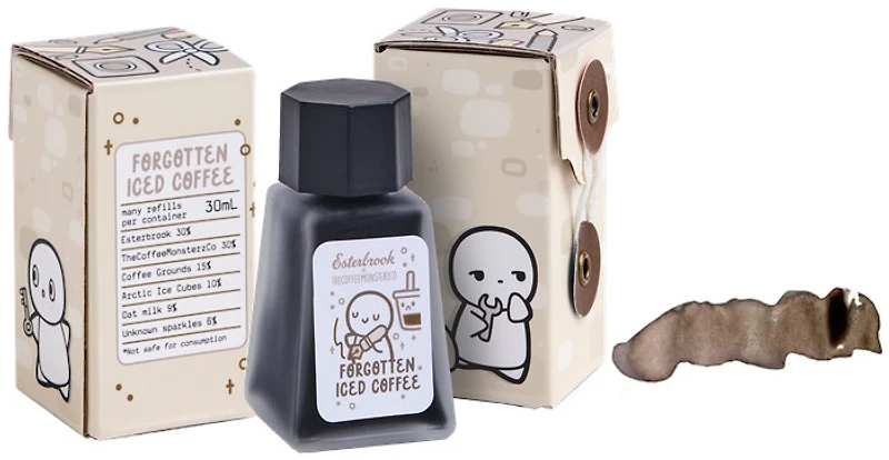Esterbrook Ink bottle, TheCoffeeMonsterzCo series Brown ink (30ml)