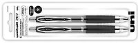 Stylo à bille Uni-Ball, série Signo RT 207 Encre noir (2 Sur carte)