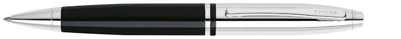 Stylo bille Cross, série Calais Noir/Chrome