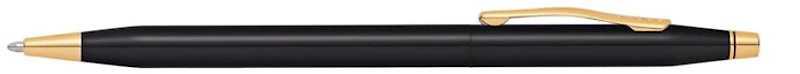 Stylo bille Cross, série Classic Century PVD noir lustré GT