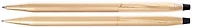 Ensemble stylo bille & porte mine (0.7mm) Cross, série Classic Century Or 23kt 