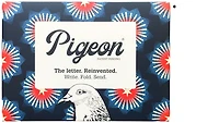 Papier à lettre/Enveloppe Pigeon, série Correspondance Starburst (Paquet de 6)