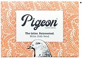 Papier à lettre/Enveloppe Pigeon, série Correspondance Nature Study (Paquet de 6)