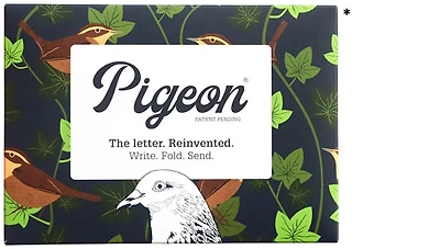 Papier à lettre/Enveloppe Pigeon, série Correspondance Robin & Wren (Paquet de 6)