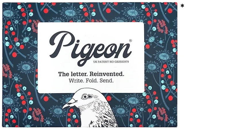 Papier à lettre/Enveloppe Pigeon, série Correspondance Hedgerow (Paquet de 6)