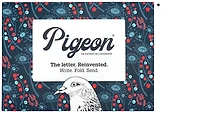 Papier à lettre/Enveloppe Pigeon, série Correspondance Hedgerow (Paquet de 6)