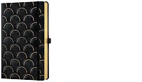 Castelli Notebook (A5), Gold series Art Deco (Ruled, rigid cover)