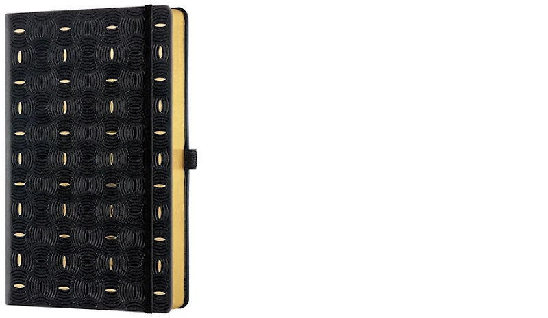 Castelli Notebook (A5), Gold series Rice Grain (Ruled, rigid cover)